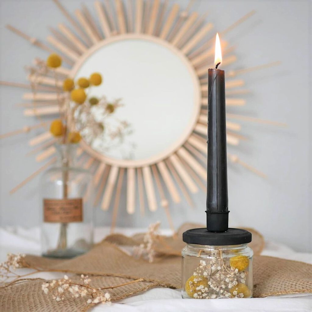 DIY Upcycling Kerzenständer aus Altglas