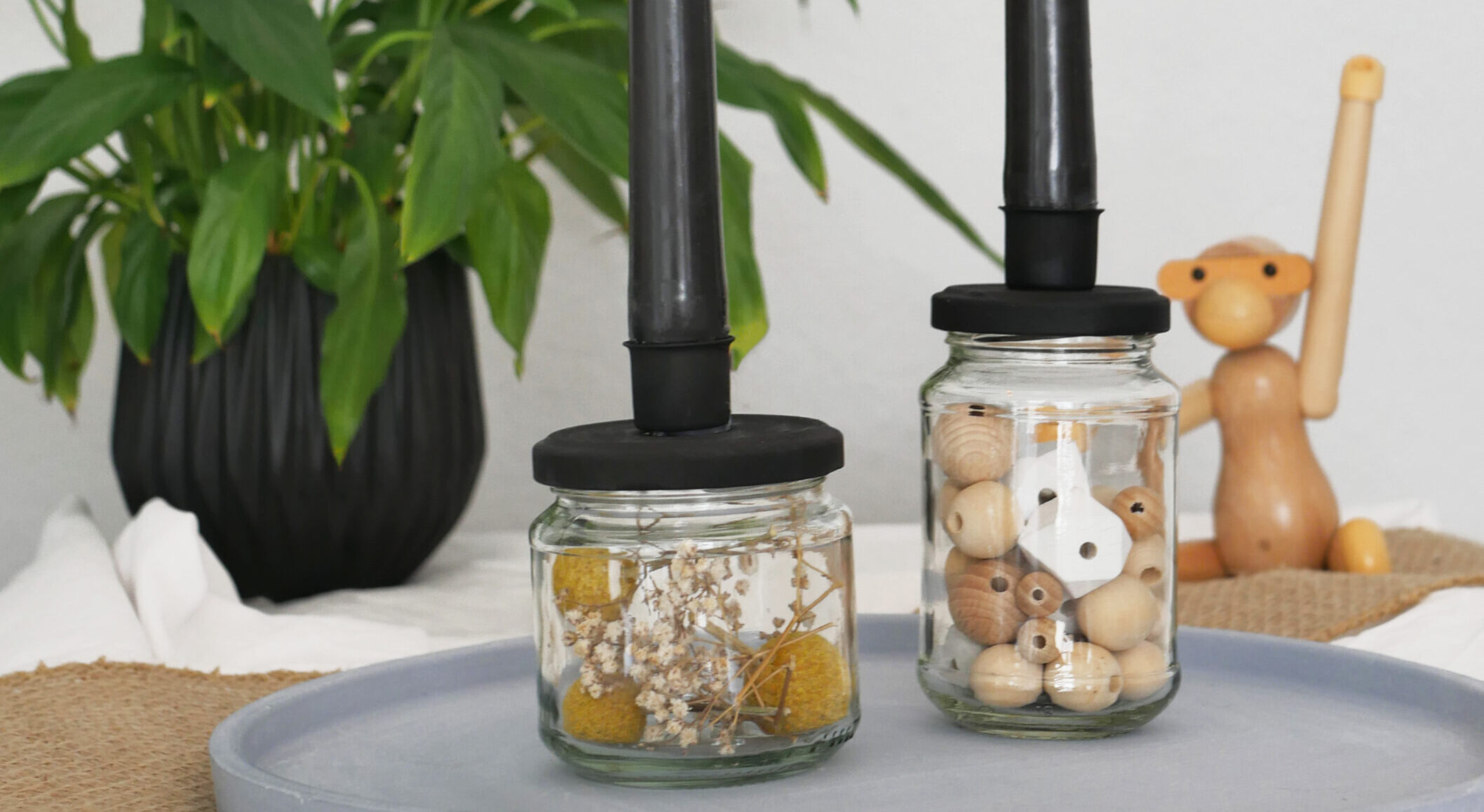 Upcycling-Kerzenhalter aus Altglas — Scandify Your Life