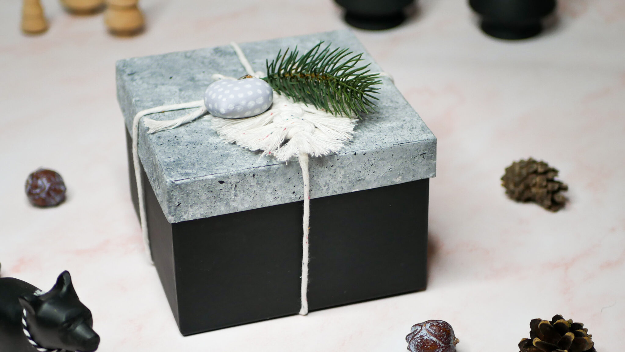 DIY Geschenkbox in BetonOptik — Scandify Your Life