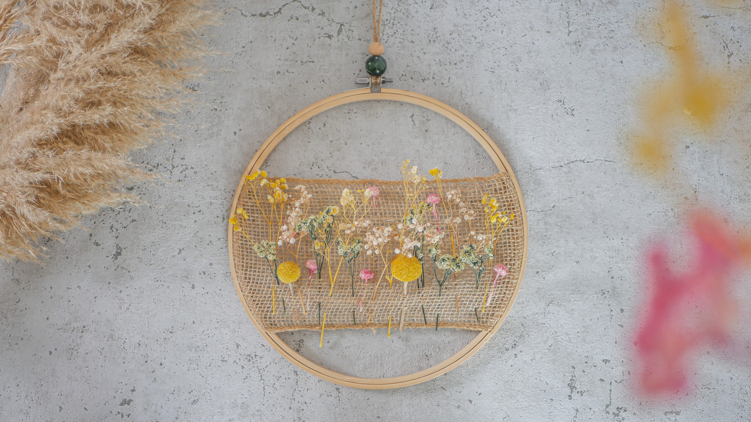 DIY Trockenblumen Kranz mit Jute — Scandify Your Life
