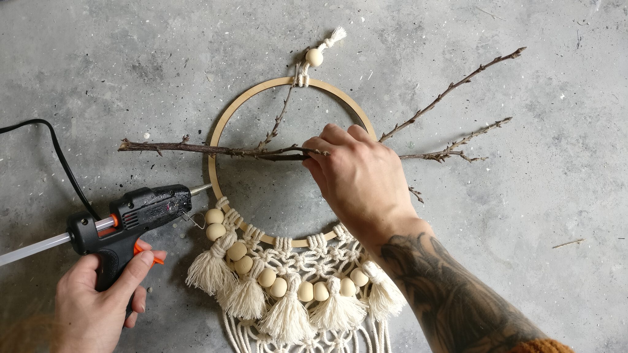 DIY Makramee Traumfänger im BohoStyle — Scandify Your Life