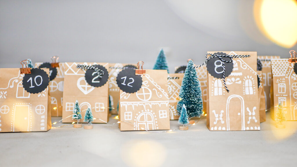 Adventskalender aus Papiertüten basteln — Scandify Your Life