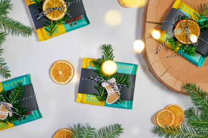 Ritter Sport Schokolade festlich verpacken: Die perfekten selbstgemachten Mitbringsel für Weihnachten