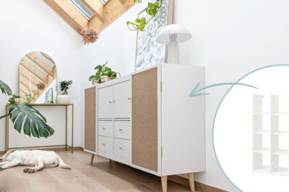 IKEA KALLAX Hack: Extremes Makeover vom Regal zum modern Glam Sideboard