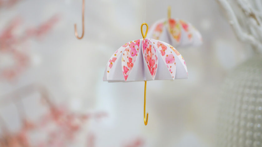 DIY Regenschirme aus Papier basteln