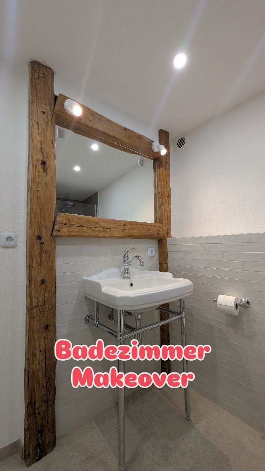 Wenn einer sagt, dass es vorher schöner war, dann KNALLTS! 😡 #badezimmer #makeover #badezimmerdesign #renovieren…